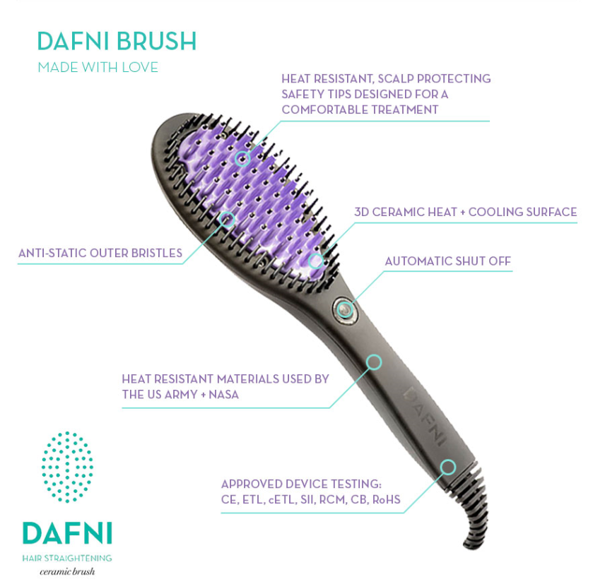 Is The DAFNI Hair Straightening Brush A Miracle Tool? We Put It To The Test  - Daily Candid News