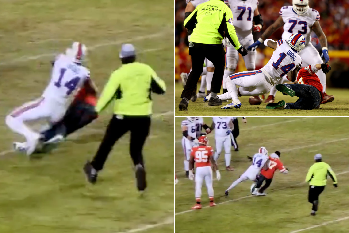 This Is Why You Don't Run On The Field During A Football Game. Daily