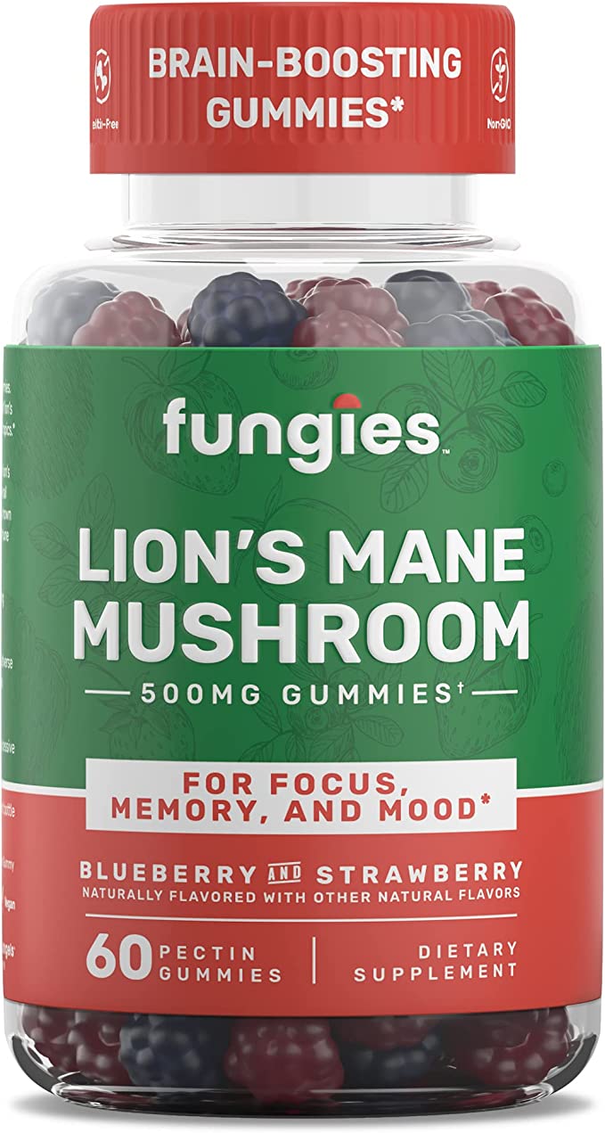 FUNGIES Lion's Mane Mushroom Gummies. Daily Candid News