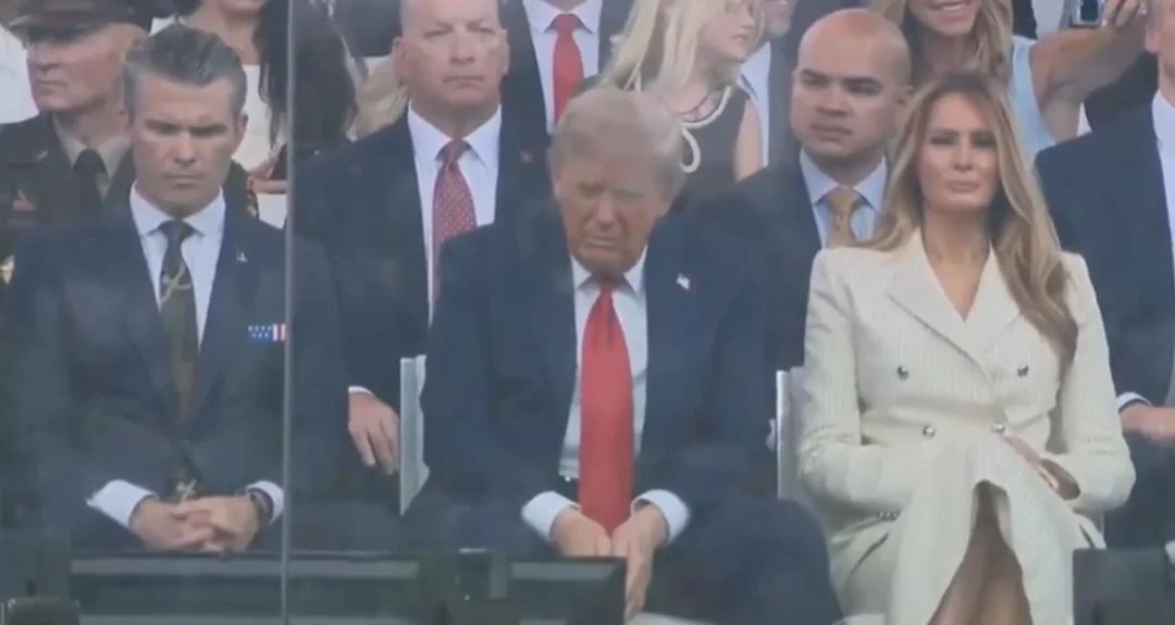 Backlash After Trump Falls Asleep At Memorial Day Ceremony.