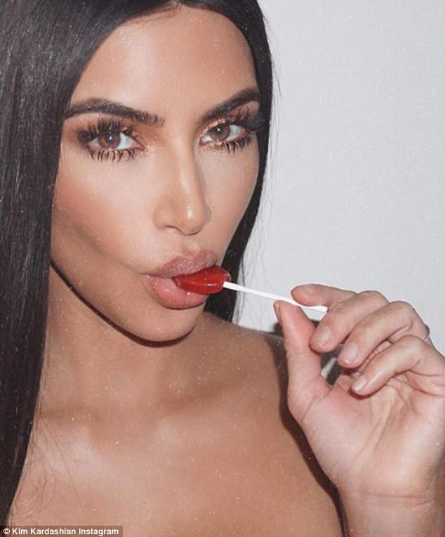 Kim Kardashian SLAMMED for Lollipop. Daily Candid News