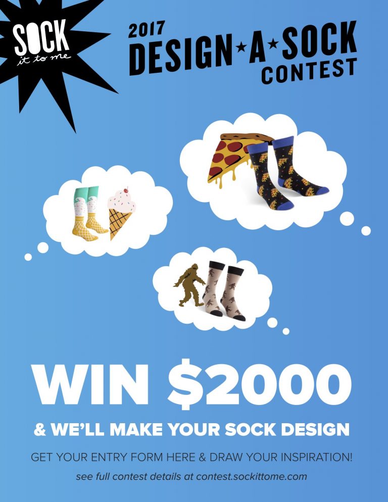 Sock It To Me DesignaSock Contest is Back! Daily Candid News