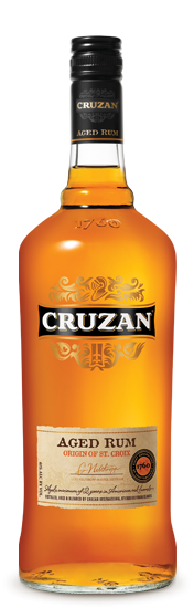 Cruzan aged dark Rum.